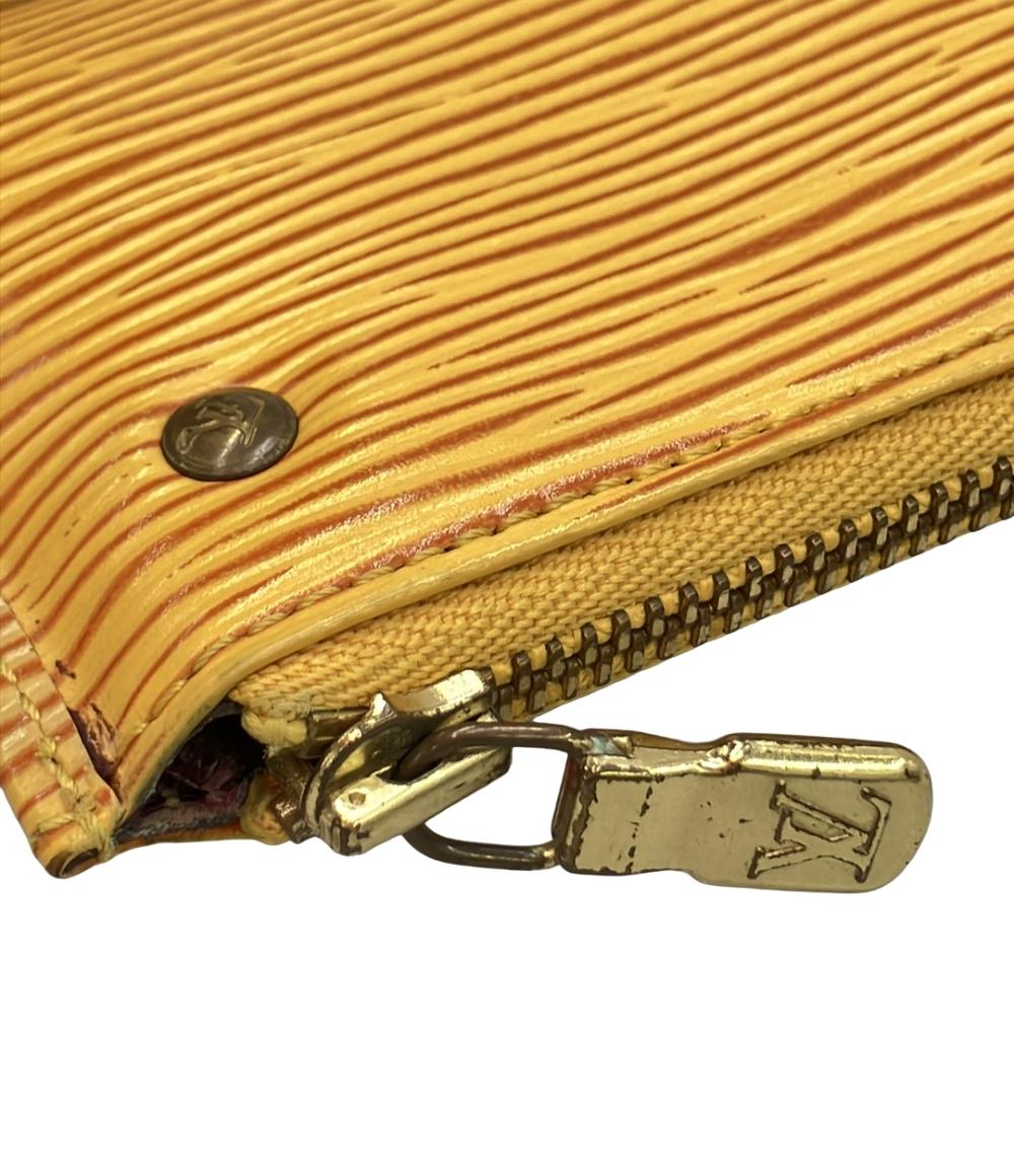 LOUIS VUITTON コインケース カラビナ付き ポシェットクレ エピ M63809 レディース メンズ ルイ・ヴィトン