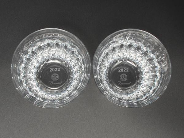 美品 バカラ イヤータンブラー グラス 2点セット ペア 2022 クリスタ Baccarat