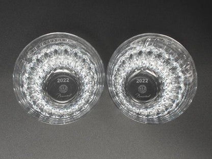 美品 バカラ イヤータンブラー グラス 2点セット ペア 2022 クリスタ Baccarat