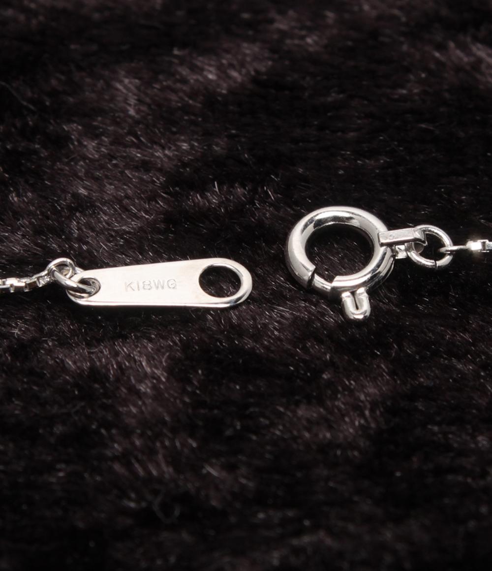 美品 ネックレス K18WG タンザナイト 2.00ct ダイヤ 0.10ct レディース