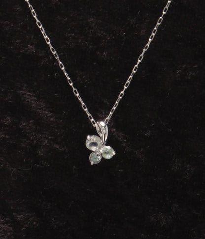 美品 4℃ ネックレス K10 ムーンストーン レディース ヨンドシー