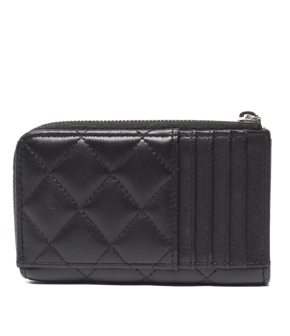 CHANEL コインケース L字ファスナー マトラッセ クラシック ジップ カードケース AP3179 レディース シャネル