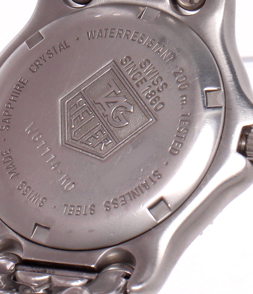 TAG HEUER 腕時計 セル S/el プロフェッショナル 200M クオーツ ブラック WG1114-K0 メンズ タグホイヤー