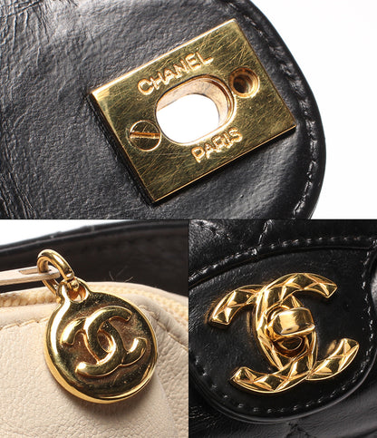 CHANEL ショルダーバッグ 肩掛け 斜め掛け ゴールド金具 2番台 マトラッセ レディース シャネル