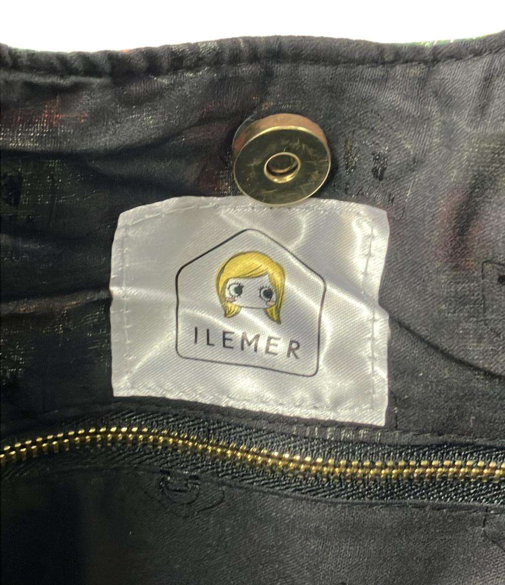 美品 イルメール トートバッグ 花柄 レディース ILEMER