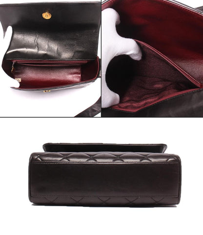 CHANEL ショルダーバッグ ラムスキン ゴールド金具  2番台 肩掛け マトラッセ レディース シャネル