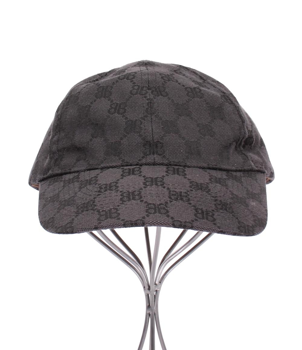 訳あり BALENCIAGA GUCCI キャップ マジックテープ式 680717 48387 メンズ レディース SIZE L 59cm バレンシアガ グッチ