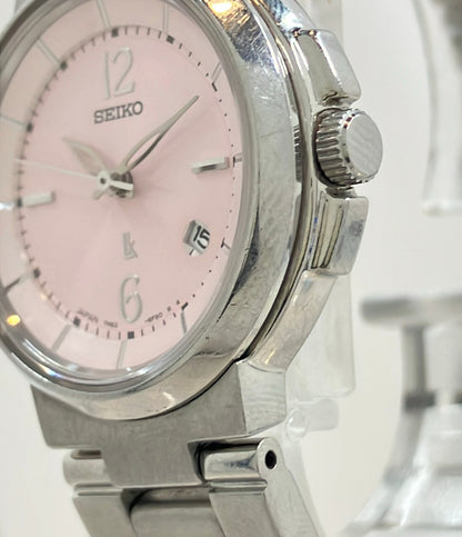 SEIKO 腕時計 lk ルキア クオーツ ピンク 7N82-6E00 レディース セイコー