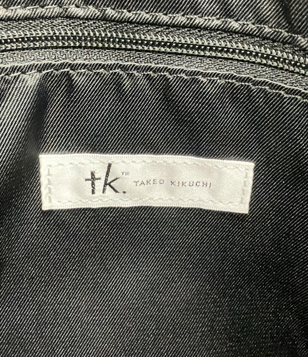 美品 TAKEO KIKUCHI ショルダーバッグ 斜め掛け レザー メンズ タケオキクチ