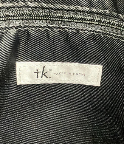 美品 TAKEO KIKUCHI ショルダーバッグ 斜め掛け レザー メンズ タケオキクチ