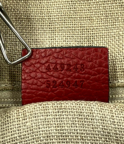 訳あり GUCCI トートバッグ GGキャンバス 449243 524947 レディース グッチ