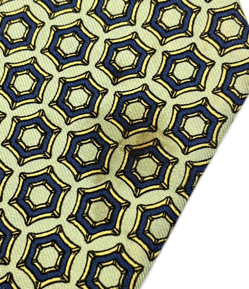 HERMES ネクタイ シルク100% メンズ エルメス