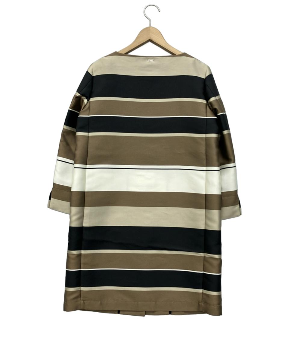 美品 ヘルノ ノーカラーコート レディース SIZE 40 (S) Herno