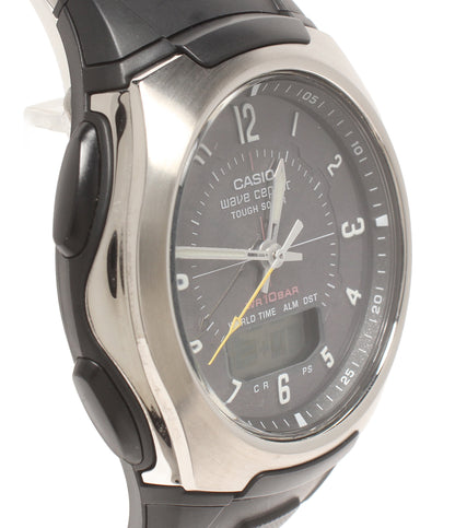 美品 CASIO 腕時計 ソーラー WVA-430J メンズ カシオ