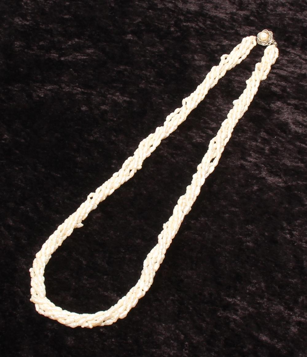 ネックレス 淡水パール レディース