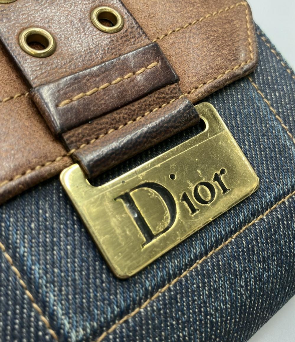 クリスチャンディオール ダブルホック二つ折り財布 メンズ Christian Dior