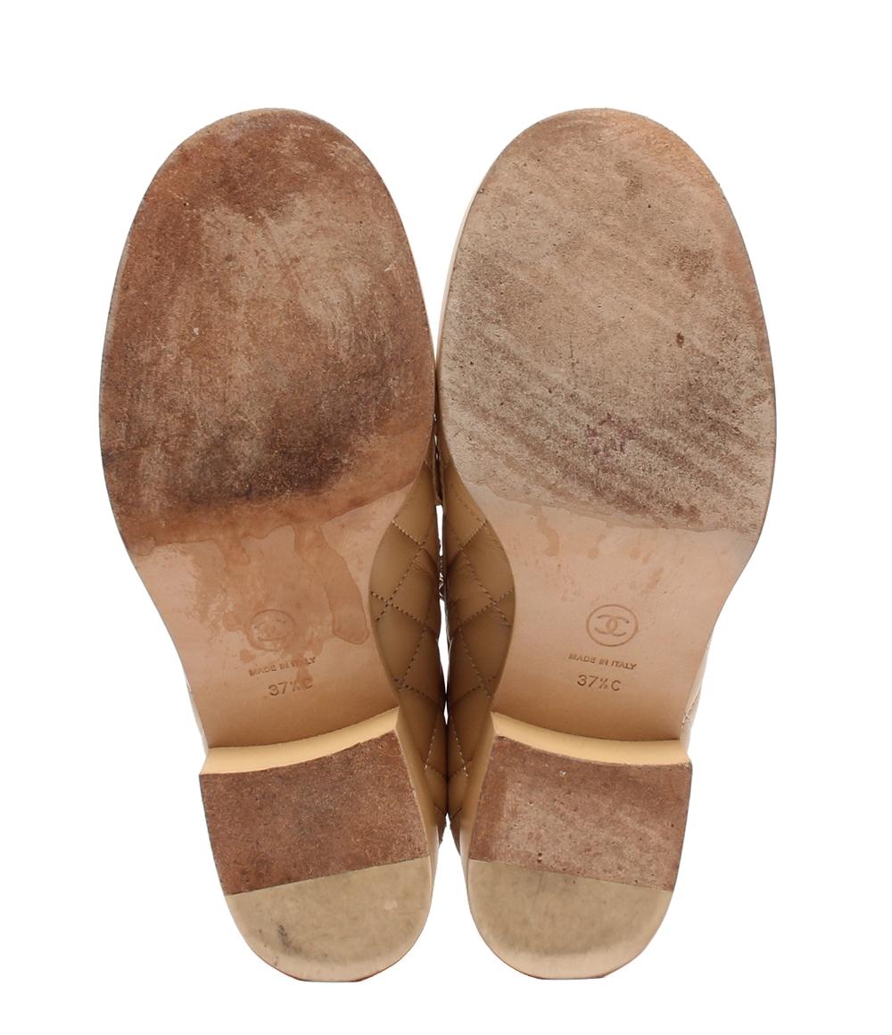 CHANEL ローファー マトラッセ ハートターンロック G39697 レディース SIZE 37.5 (L) シャネル