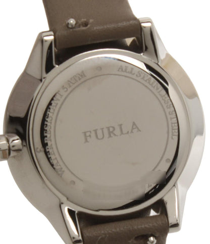 美品 Furla 腕時計 クオーツ ブラウン系 レディース フルラ