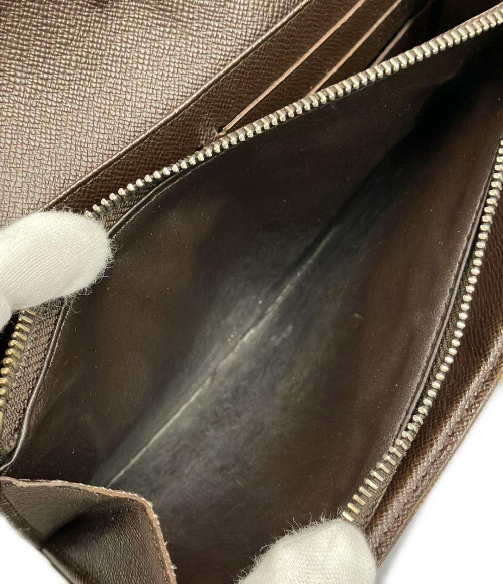 LOUIS VUITTON 長財布 ポルトフォイユ サラ ダミエ エベヌ N61734 メンズ レディース ルイ・ヴィトン