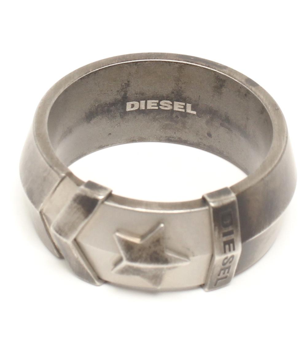 DIESEL 22号メンズ DIESEL リング 指輪 ロゴ スター 星 メンズ SIZE 22号 ディーゼル