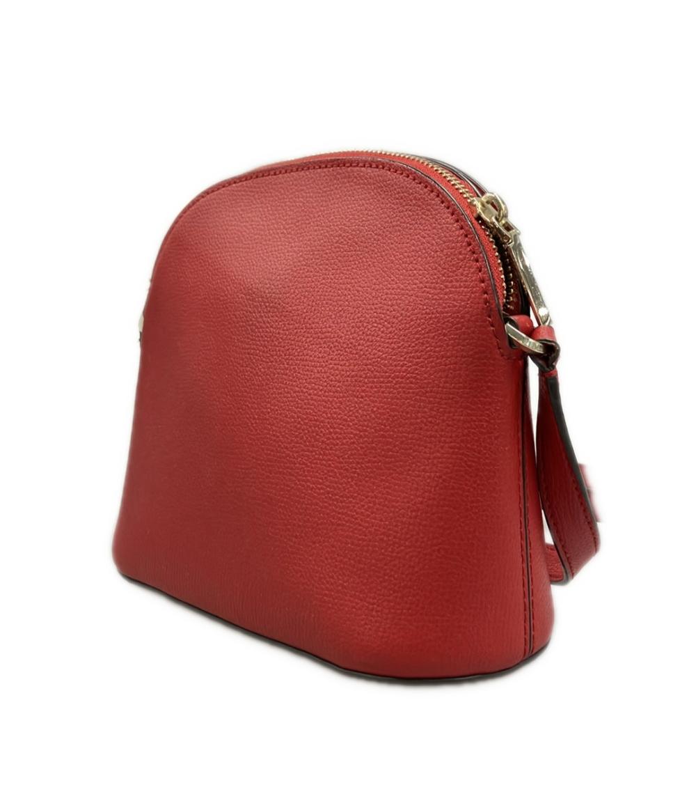美品 正規品 ケイトスペード ショルダーバッグ 肩掛け 斜め掛け 鞄 赤 革 Kate Spade ショルダーバッグ 斜め掛け レディース ケイトスペード