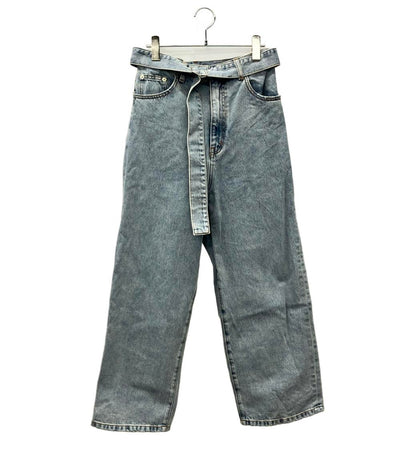 R'IAM-PLAGE デニムパンツ SUPER LOOSE  ダメージ加工 25-030-922-6050-4-0 レディース SIZE 36 (S) リアムプラージュ