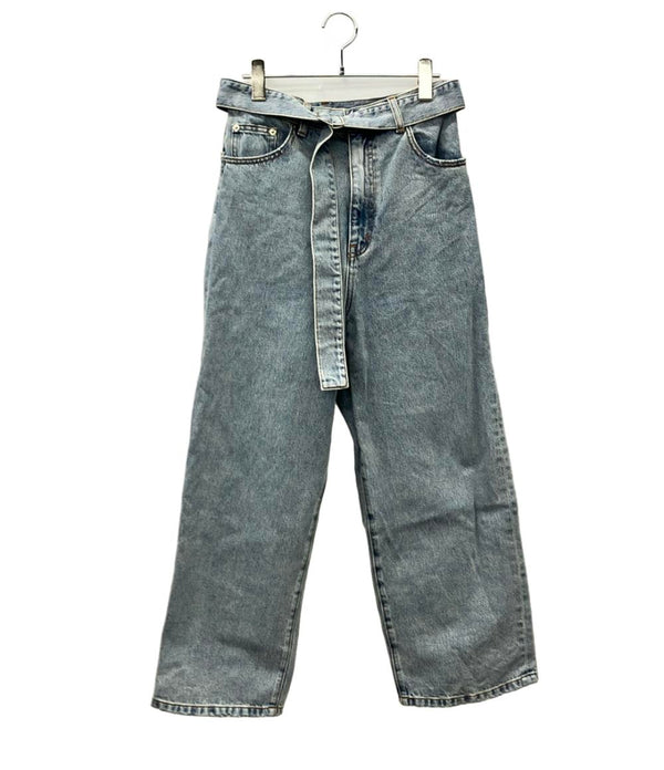 Plage RIAM SUPER LOOSE デニム　36サイズ R'IAM-PLAGE デニムパンツ SUPER LOOSE ダメージ加工 25-030-922-6050