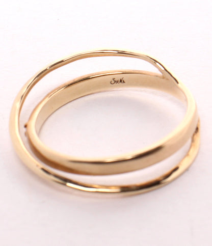 美品 SIENA ROSE リング 指輪 K10 ダイヤ 0.01ct レディース SIZE 13号 シエナロゼ
