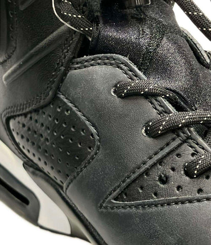 訳あり ナイキ ミドルカットスニーカー エア ジョーダン 6 レトロ ブラックキャット 384664-020 メンズ SIZE 27.0 (L) NIKE