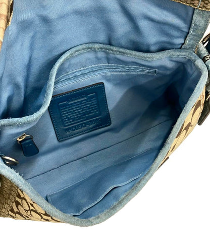 COACH ショルダーバッグ 肩掛け シグネチャーパッチワーク レディース コーチ