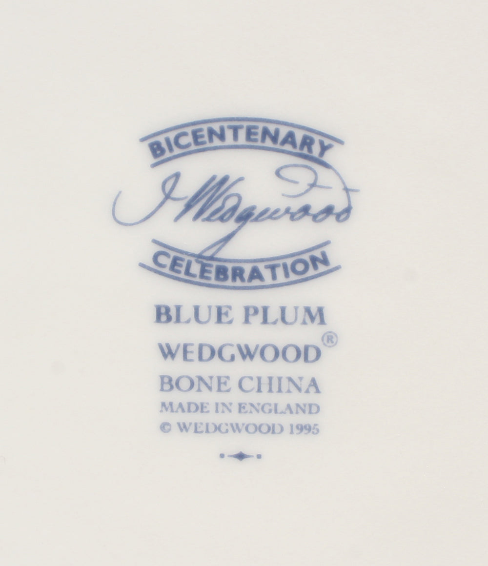 美品 WEDGWOOD オクタゴナルディッシュ 皿 17cm ブループラム ウェッジウッド