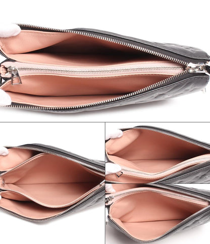 美品 ルイヴィトン 2wayレザーショルダーバッグ シルバー金具 クッサンPM モノグラム･モチーフ ラムレザー M23056 レディース Louis Vuitton