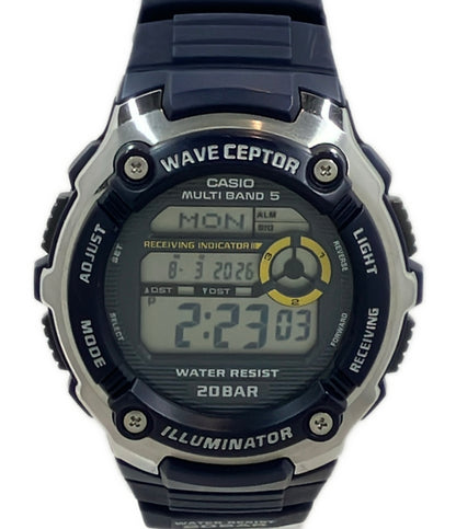CASIO 腕時計 ウェーブセプター 電池電波 クオーツ WV-M200 メンズ カシオ