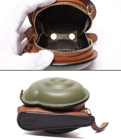 美品 LOEWE チェーンショルダーポーチ かたつむり スネイルポーチ レディース ロエベ