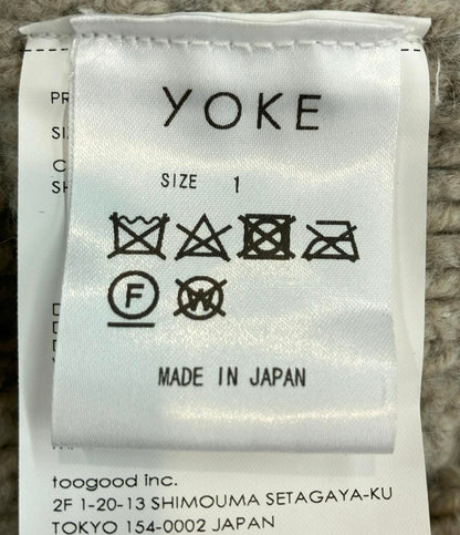 ヨーク 編みケーブルカーディガン メンズ SIZE 1 (S) YOKE