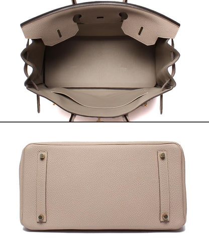 HERMES ハンドバッグ T刻印 ゴールド金具 トゴ 内縫い バーキン35 レディース エルメス