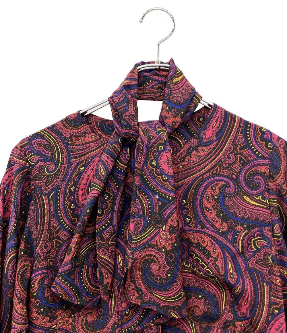 ETRO ペイズリーワンピース スカーフ付き レディース エトロ