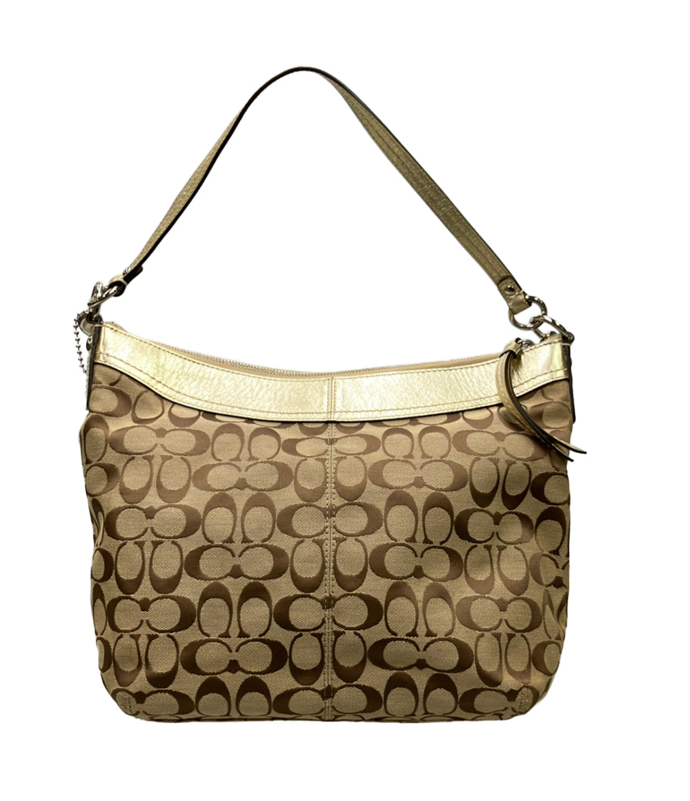 H1166 COACH コーチ　2way シグネチャー F13744 ショルダー COACH ショルダーバッグ 2WAY 肩掛け 斜め掛け シグネチャー F13744