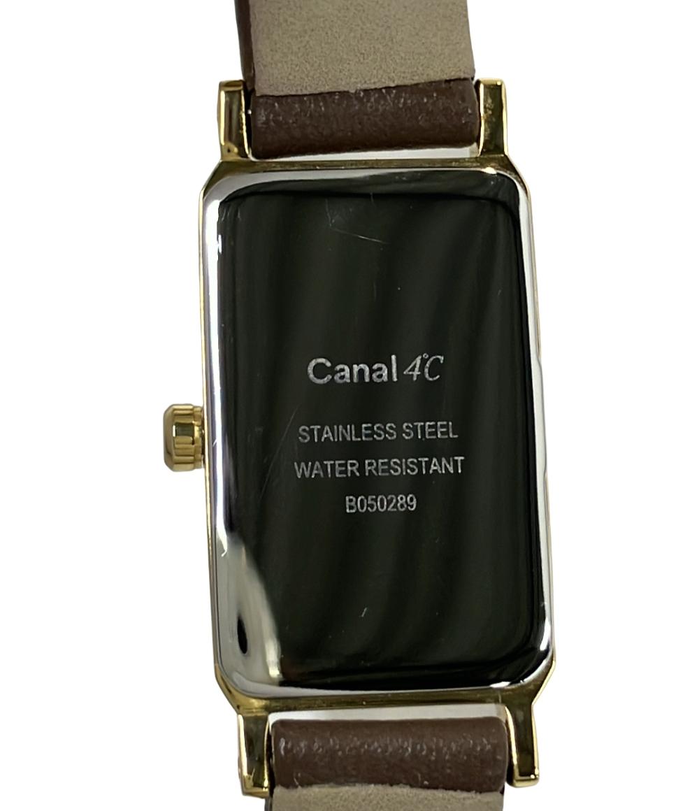 canal4℃ 腕時計 クオーツ ゴールド B050289 レディース カナルヨンドシー