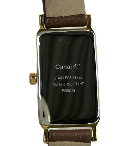 canal4℃ 腕時計 クオーツ ゴールド B050289 レディース カナルヨンドシー