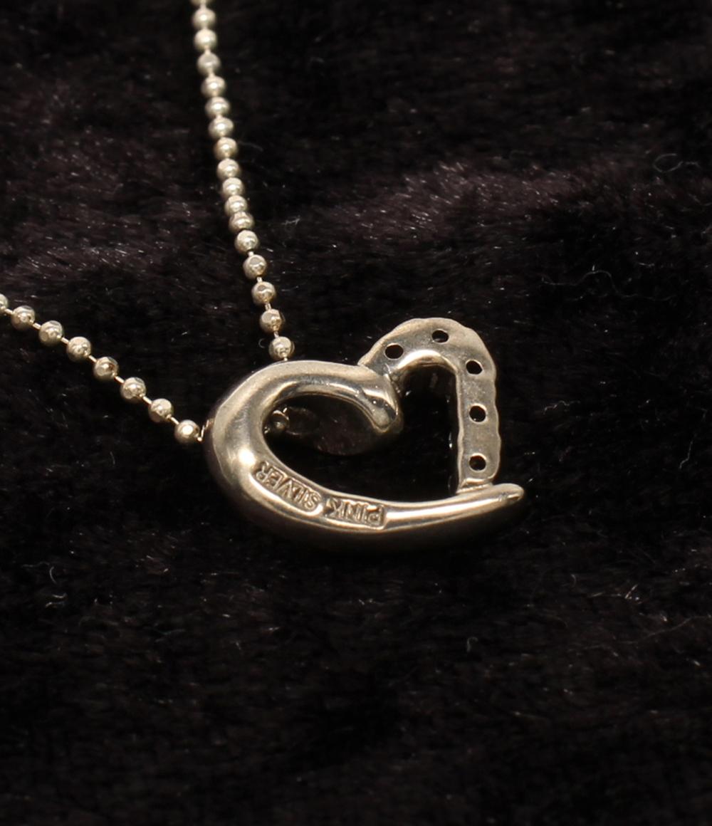 ヨンドシー 2連ネックレス SV ハートモチーフ レディース 4℃