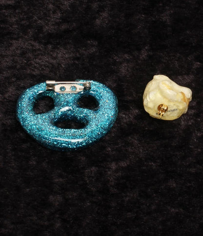 美品 ロタリパーカー ピアス ポップコーンモチーフ ブローチ ４点セット レディース ROTARI PARKER