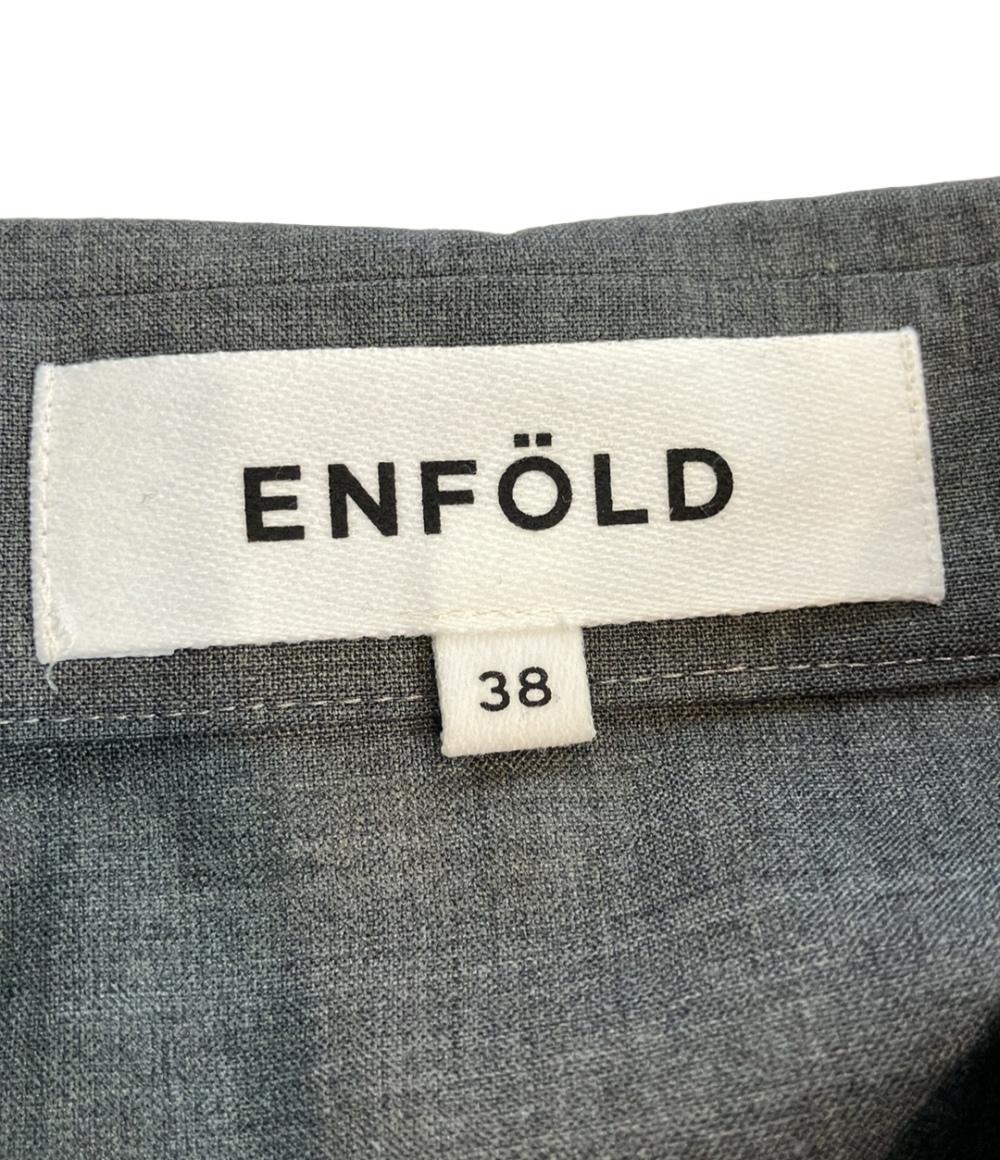 美品 エンフォルド 半袖シャツワンピース レディース SIZE 38 (M) ENFOLD