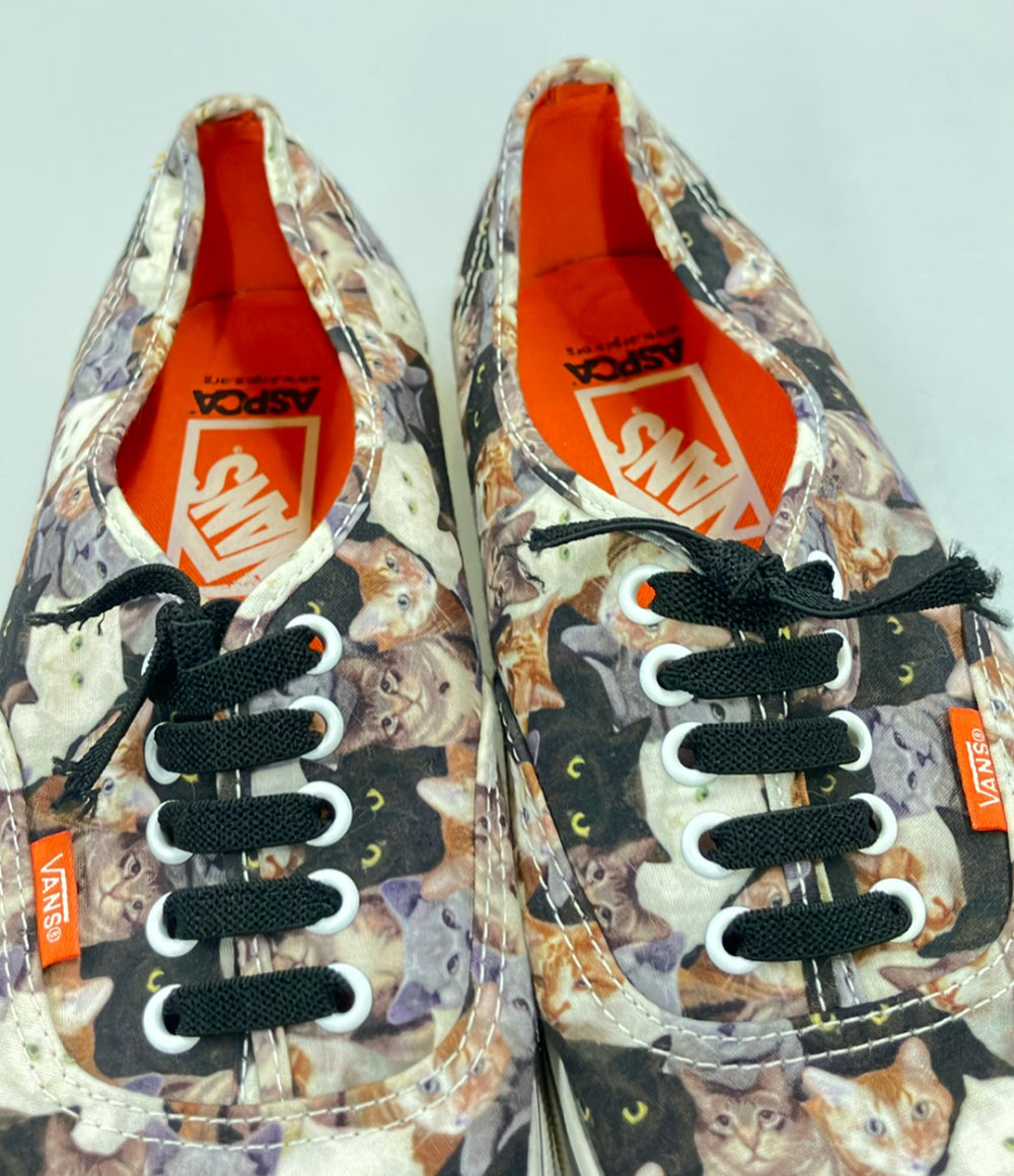 VANS ローカットスニーカー × ASPCA 猫柄 メンズ SIZE US 8.5 (26.5cm