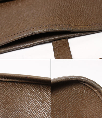HERMES ショルダーバッグ シルバー金具 斜め掛け □K刻印 エブリン2PM レディース メンズ エルメス