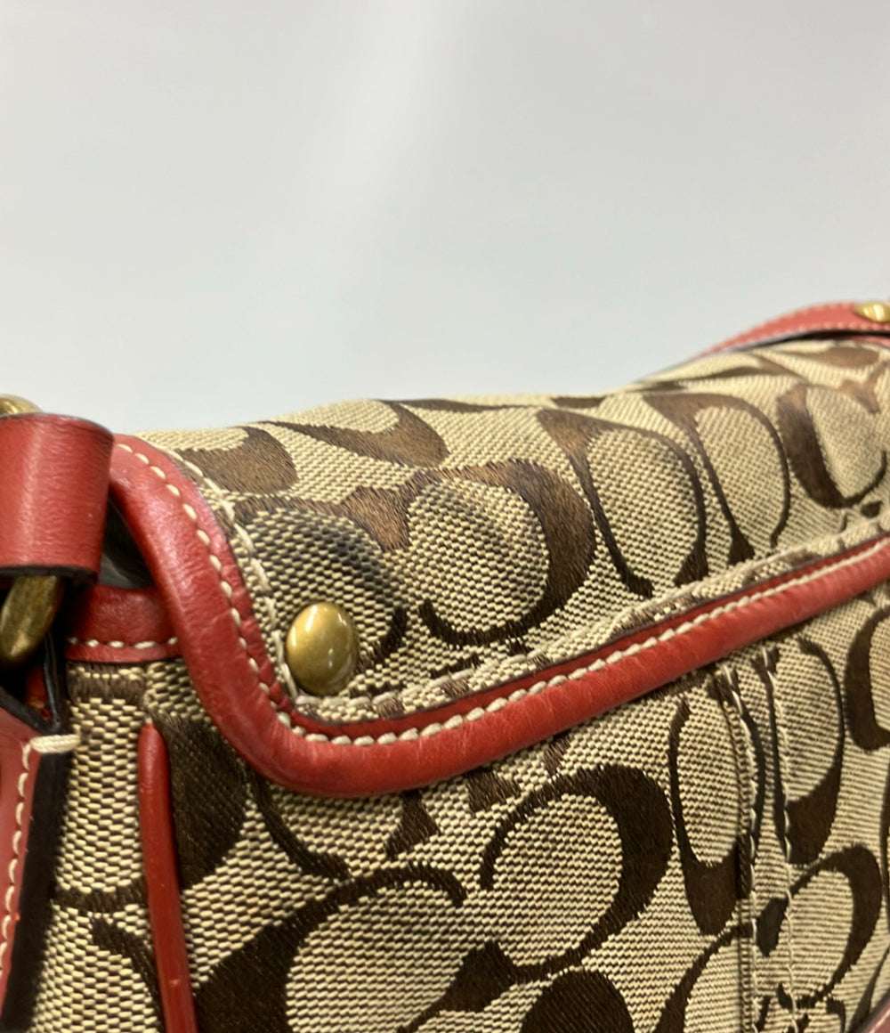 COACH ショルダーバッグ 斜め掛け シグネチャー F10566 レディース コーチ