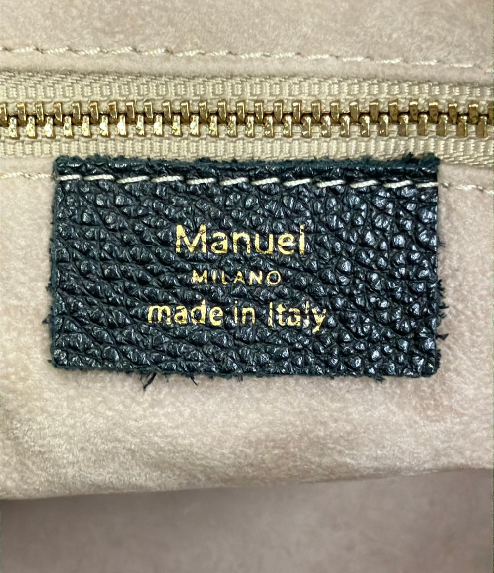 Manuel MILANO ハンドバッグ ショルダーバッグ 2WAY 斜め掛け レザー レディース マニュエルミラノ