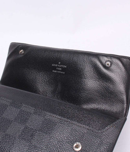 LOUIS VUITTON 長財布 ポルトフォイユ ロン モデュラブル ダミエ グラフィット N63084 メンズ ルイ・ヴィトン