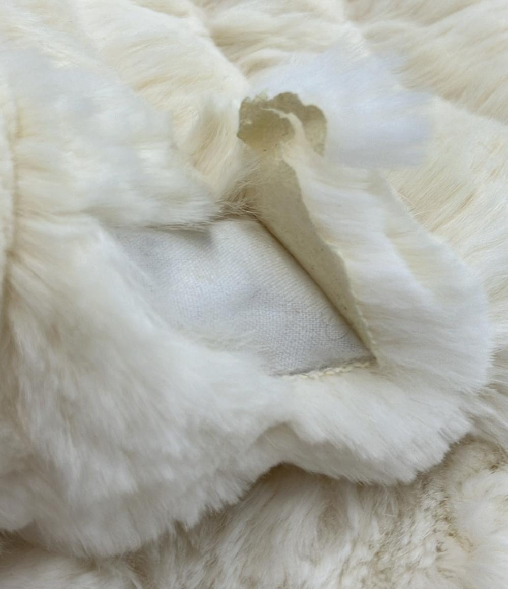 キスミス ファージャケット ラビット レディース SIZE F (M) Xmiss