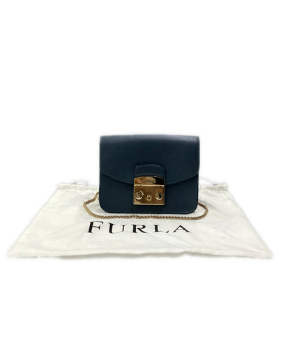 FURLA ショルダーバッグ 斜め掛け チェーン レザー レディース フルラ